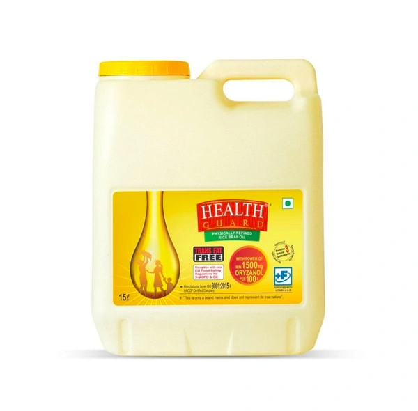 Health Guard Rice Bran Oil,15 Ltr