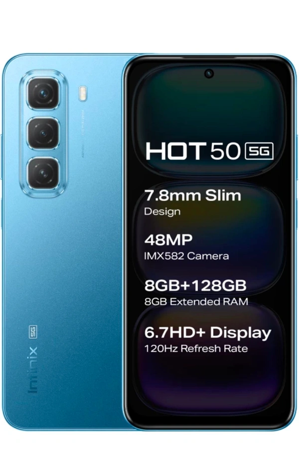 Infinix Hot 50 5G (Sage Green, 128 GB) (8 GB RAM)