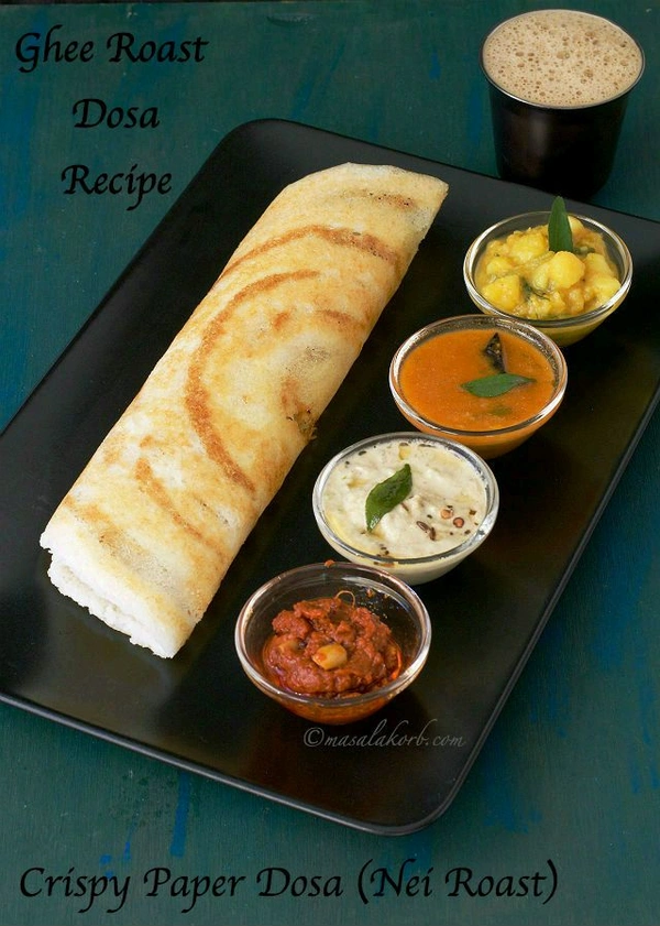 ghee roast masala dosa