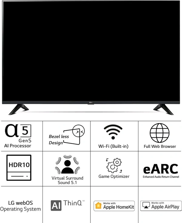 LG 80 cm (32 inches) HD Ready Smart LED TV 32LQ643BPTA (Black)