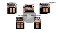 Duracell Alkaline AAA Battery, Pack of 10, Everyday Devices, Clock, Toy, Remote
