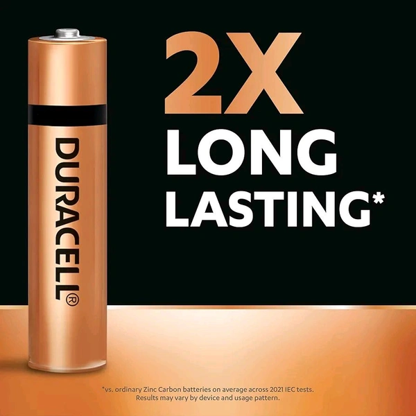 Duracell Alkaline AAA Battery, Pack of 10, Everyday Devices, Clock, Toy, Remote