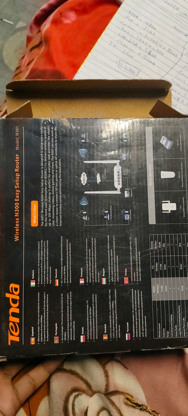 Tenda Wirless N300