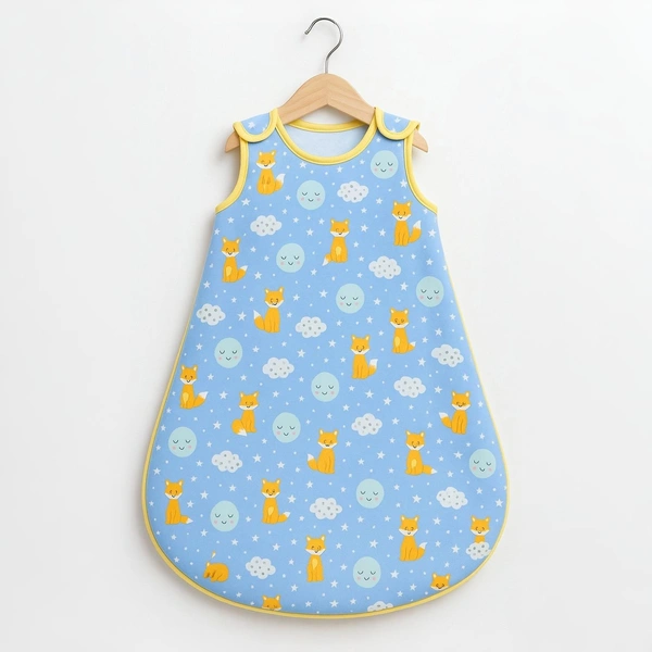 Adhigams Cosmic Night Baby Swaddles for Newborns | Carry Nest & Wearable Blanket | Cotton Baby Bedding for New Born & Infant | Unisex Baby Sleeping Bag | For 0 to 12 Months (Pack of 1) (BLUE)