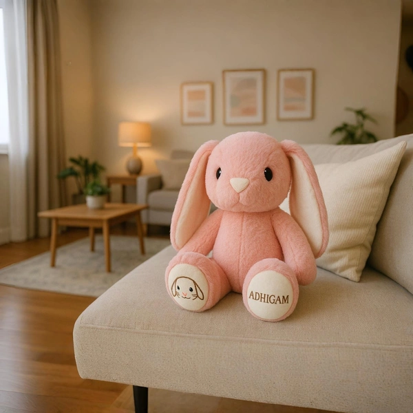 Adhigams Baby Bunny  Soft Toys/Stuffed Toys/Plush Toy | Unisex Toys for Baby boy and Girl (30 cm)