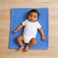 Adhigams New Born Stylish Swaddle Blanket for Baby boy and Girl | for Kids (Pack of 1) (Blue) (130x120 cm)