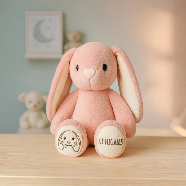 Adhigams Baby Bunny  Soft Toys/Stuffed Toys/Plush Toy | Unisex Toys for Baby boy and Girl (30 cm)