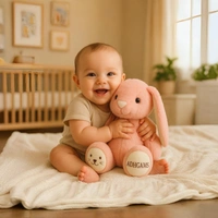 Adhigams Baby Bunny  Soft Toys/Stuffed Toys/Plush Toy | Unisex Toys for Baby boy and Girl (30 cm)