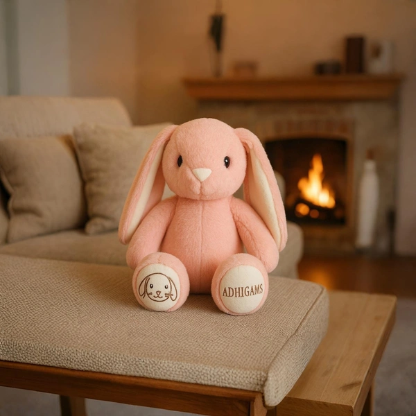 Adhigams Baby Bunny  Soft Toys/Stuffed Toys/Plush Toy | Unisex Toys for Baby boy and Girl (30 cm)