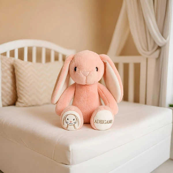 Adhigams Baby Bunny  Soft Toys/Stuffed Toys/Plush Toy | Unisex Toys for Baby boy and Girl (30 cm)
