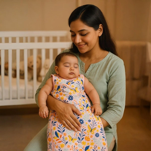 Adhigams Sky Dancer Baby Swaddles for Newborns | Carry Nest & Wearable Blanket | Cotton Baby Bedding for New Born & Infant | Unisex Baby Sleeping Bag | For 0 to 12 Months (Pack of 1)(Pink)