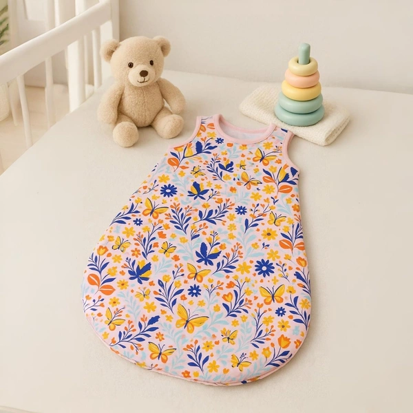 Adhigams Sky Dancer Baby Swaddles for Newborns | Carry Nest & Wearable Blanket | Cotton Baby Bedding for New Born & Infant | Unisex Baby Sleeping Bag | For 0 to 12 Months (Pack of 1)(Pink)