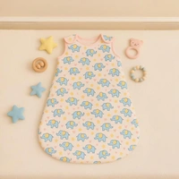 Adhigams Baby Elephant Baby Swaddles for Newborns | Carry Nest & Wearable Blanket | Cotton Baby Bedding for New Born & Infant | Unisex Baby Sleeping Bag | For 0 to 12 Months (Pack of 1) (Pink)