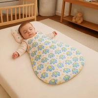 Adhigams Baby Elephant Baby Swaddles for Newborns | Carry Nest & Wearable Blanket | Cotton Baby Bedding for New Born & Infant | Unisex Baby Sleeping Bag | For 0 to 12 Months (Pack of 1) (Pink)