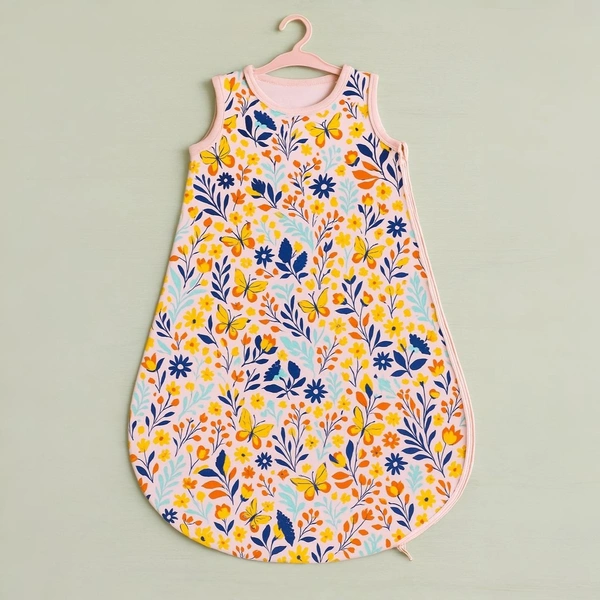 Adhigams Sky Dancer Baby Swaddles for Newborns | Carry Nest & Wearable Blanket | Cotton Baby Bedding for New Born & Infant | Unisex Baby Sleeping Bag | For 0 to 12 Months (Pack of 1)(Pink)