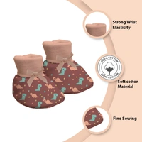 Adhigams Dino Doodle New Born Baby Stylish Cotton Booties for Baby boy and Girl | For 0 to 12 Months (Pack of 2)