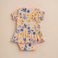 Adhigams Sky Dancer New Born Baby Unisex Rompers/Jumpsuit/Sleepsuit/Night Suits for Baby Boys & Girls, Infants, 100% Pure Cotton Suit (0-3/3-6/6-9/9-12/12-18 Months) (Pack of 1) (Pink)