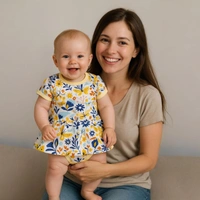 adhigams Sky Dancer New Born Baby Unisex Rompers/Jumpsuit/Sleepsuit/Night Suits for Baby Boys & Girls, Infants, 100% Pure Cotton Suit (0-3/3-6/6-9/9-12/12-18 Months) (Pack of 1) (Yellow)