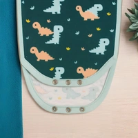 adhigams Dino Doodle-New Born Baby Unisex Rompers/Jumpsuit/Sleepsuit/Night Suits For Baby Boys & Girls, Infants, 100% Pure Cotton Suit (0-3/3-6/6-9/9-12/12-18 Months) (Pack Of 1) (Green)