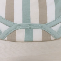 Adhigams Jungle On Wheels New Born Baby Unisex Rompers/Jumpsuit/Sleepsuit/Night Suits For Baby Boys & Girls, Infants, 100% Pure Cotton Suit (0-3/3-6/6-9/9-12/12-18 Months) (Pack Of 1) (Stripe Brown)