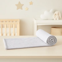 Adhigams Baby Blanket for Newborn – Super Soft Organic Cotton, Lightweight & Breathable Wrapper, Skin-Friendly Comforter for AC Room & All Season Sleeping ( Pack of 1) - 0-12 M, Grey