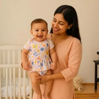 Adhigams Sky Dancer New Born Baby Unisex Rompers/Jumpsuit/Sleepsuit/Night Suits for Baby Boys & Girls, Infants, 100% Pure Cotton Suit (0-3/3-6/6-9/9-12/12-18 Months) (Pack of 1) (Pink)