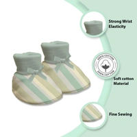 Adhigams Jungle On Wheels New Born Baby Stylish Cotton Booties for Baby boy and Girl | For 0 to 12 Months (Pack of 2) - 6-12 M