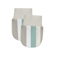 Adhigams Jungle on Wheels Newborn Cotton Hand Gloves/Muthi/Hosiery Mittens Set with Gentle Elastic Thread Wristbands | Unisex Mittens for 0-12 Months (Pack of 2 Pairs) - 6-12 M