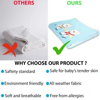 adhigams New Born Baby Babbly Bear Stylish Cotton Hooded Blanket for Baby boy and Girl | for 0 to 12 Months (Pack of 1) (Red) - 0-12 M