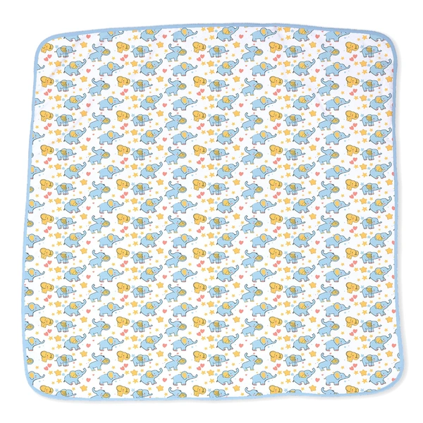 adhigams Adhigams Baby Blanket for Newborn – Super Soft Organic Cotton, Lightweight & Breathable Wrapper, Skin-Friendly Comforter for AC Room & All Season Sleeping ( Pack of 1) - 0-12 M, Blue