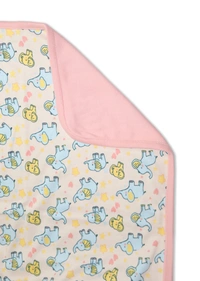 Adhigams New Born Baby Elephant Stylish Cotton Hooded Blanket for Baby boy and Girl | for 0 to 12 Months (Pack of 1) (Baige) - 0-12 MONTH