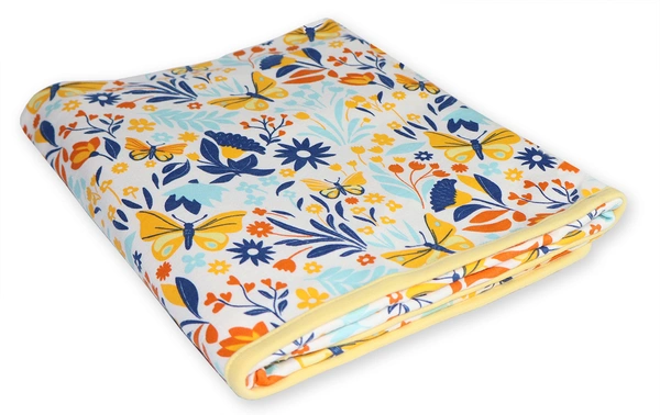 adhigams New Born Baby Sky Dancer Stylish Cotton Hooded Blanket for Baby boy and Girl | for 0 to 12 Months (Pack of 1) (White) - 0-12 M