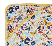 adhigams New Born Baby Sky Dancer Stylish Cotton Hooded Blanket for Baby boy and Girl | for 0 to 12 Months (Pack of 1) (White) - 0-12 M