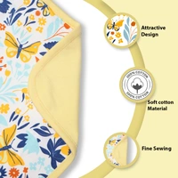 adhigams New Born Baby Sky Dancer Stylish Cotton Hooded Blanket for Baby boy and Girl | for 0 to 12 Months (Pack of 1) (White) - 0-12 M