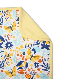 adhigams New Born Baby Sky Dancer Stylish Cotton Hooded Blanket for Baby boy and Girl | for 0 to 12 Months (Pack of 1) (White) - 0-12 M