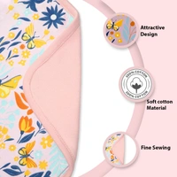 Adhigams New Born Baby Sky Dancer Stylish Cotton Hooded Blanket for Baby boy and Girl | for 0 to 12 Months (Pack of 1) (Peach) - 0-12 MONTH