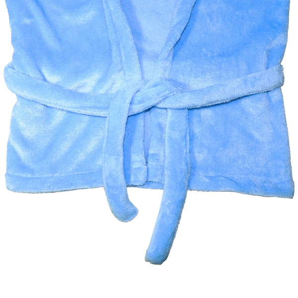 Adhigams New Born Baby Stylish BathRobe/Bath Towel/Baby Wrapper | Unisex Bath Wrap for Baby boy and Girl (6-12, 12-24 Months) (2-4, 4-6 years) (Blue)