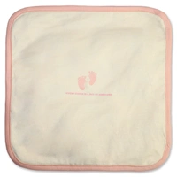 adhigams New Born Baby Tiny Toes Cotton Napkin | Cotton Baby Napkin for Baby boy and Girl (Pack of 2) - 0-24 M