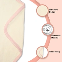 adhigams New Born Baby Tiny Toes Cotton Napkin | Cotton Baby Napkin for Baby boy and Girl (Pack of 2) - 0-24 M