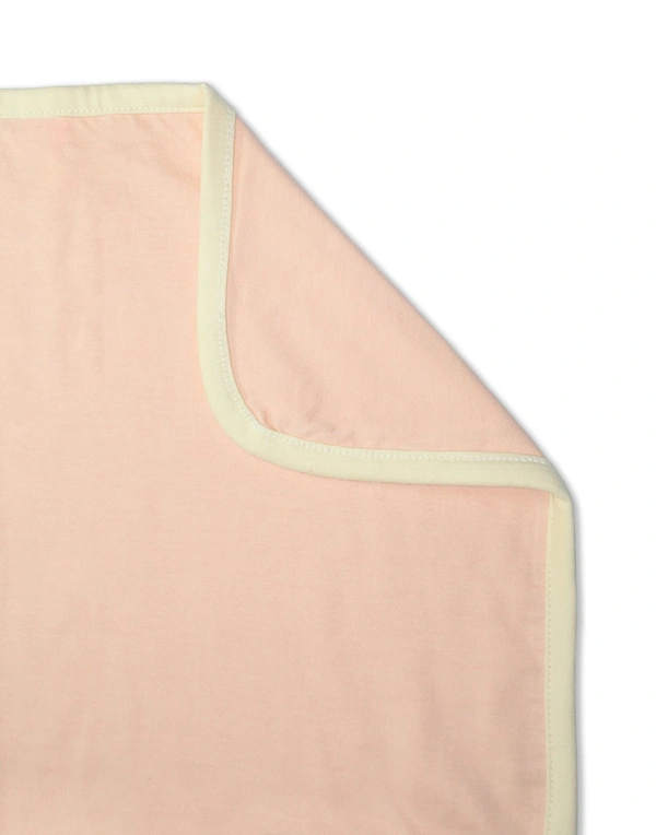 adhigams New Born Baby Twinkle Twins Stylish Cotton Blanket for Baby boy and Girl | for 0 to 12 Months (Pack of 1) (Baige) - 0-12 M