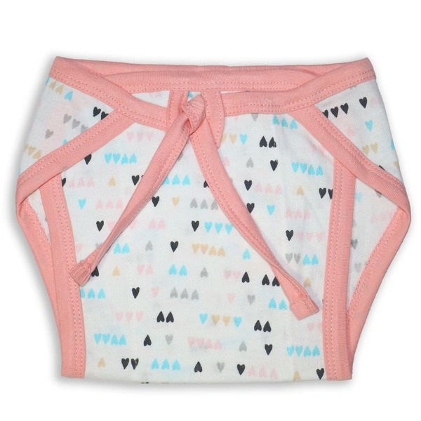 Adhigams Newborn Cotton Nappy Pants (0–6M) – Unisex, Pack of 6, Multicolor