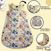 Adhigams Sky Dancer Baby Swaddles for Newborns | Carry Nest & Wearable Blanket | Cotton Baby Bedding for New Born & Infant | Unisex Baby Sleeping Bag | For 0 to 12 Months (Pack of 1) (WHITE) - 0-12 M