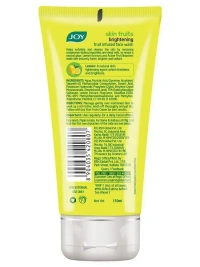 Joy Skin Fruits Lemon Brightening Face Wash 150 ml - 150 ml, Face Wash, 3 to 4 Days Deliver