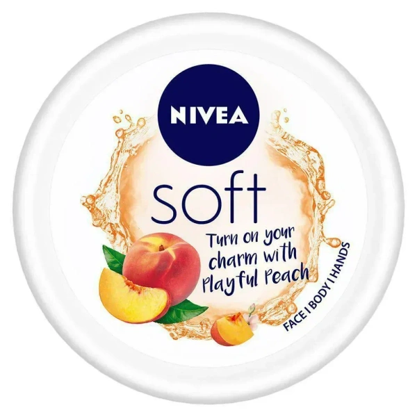 Nivea Soft Playful Peach Moisturiser Cream 50 ml