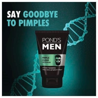 Pond's Men Pimple Clear Face Wash with Active Thymo-T Essence 100 g - 100g, Face Wash, 100g, 3 to 4 Days Deliver