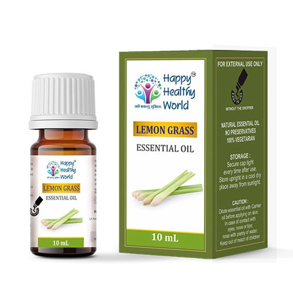 Happy Healthy World Lemongrass Essential Oil 10ml