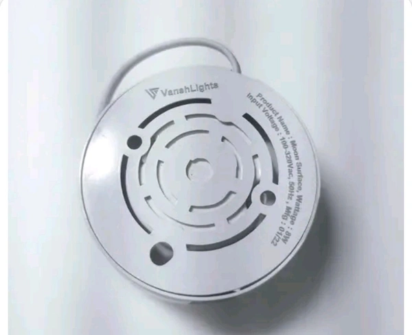 (RYY) VANSH 8w Moon Surface Light ceiling light - White, 8