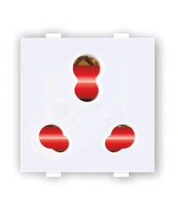 Zubbix 6 Amp Module Shocket White (Warranty 10 Year) - White, 6amp, 1