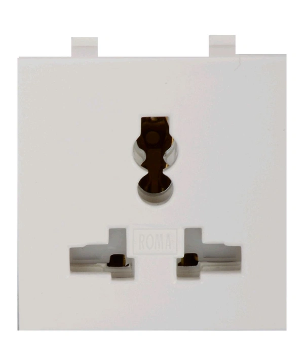 Zubbix 6 Amp Module Shocket White (Warranty 10 Year) - White, Conversion Socket, 1