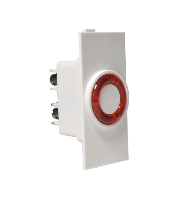 Zubbix Indicator White Modular Plate (Warranty 2 Year) - 1, Blank Palate